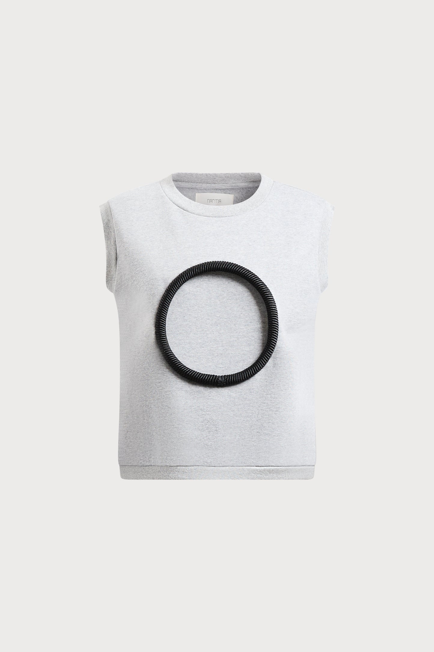 Agal Crop Vest in Grey