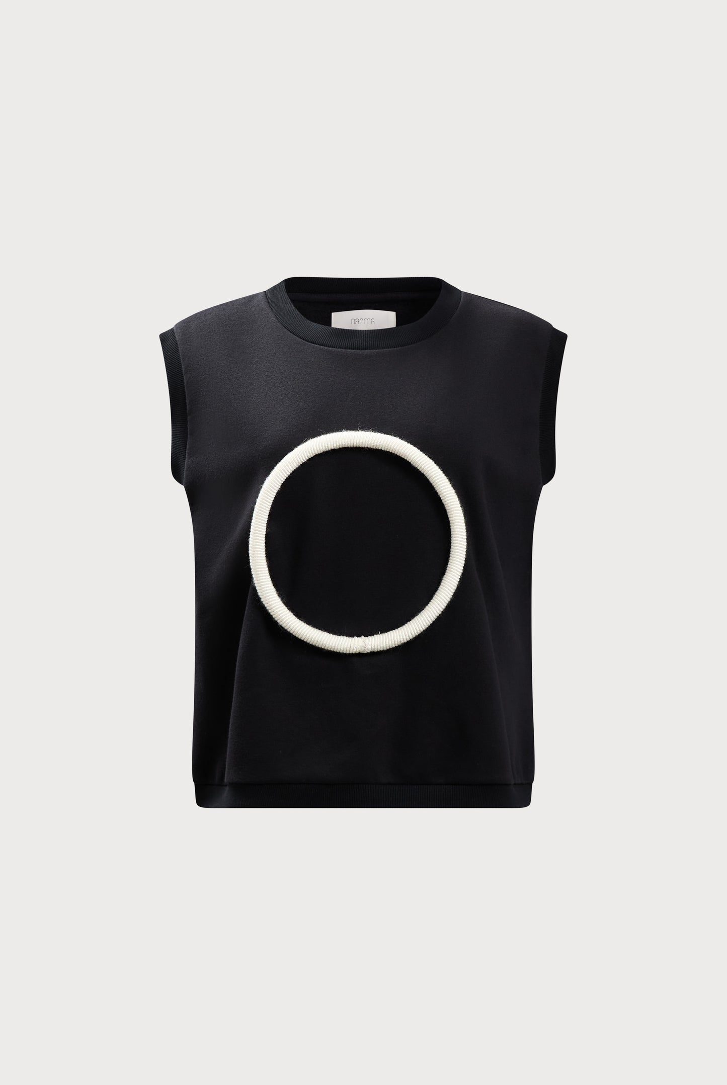 Agal Crop Vest in Black