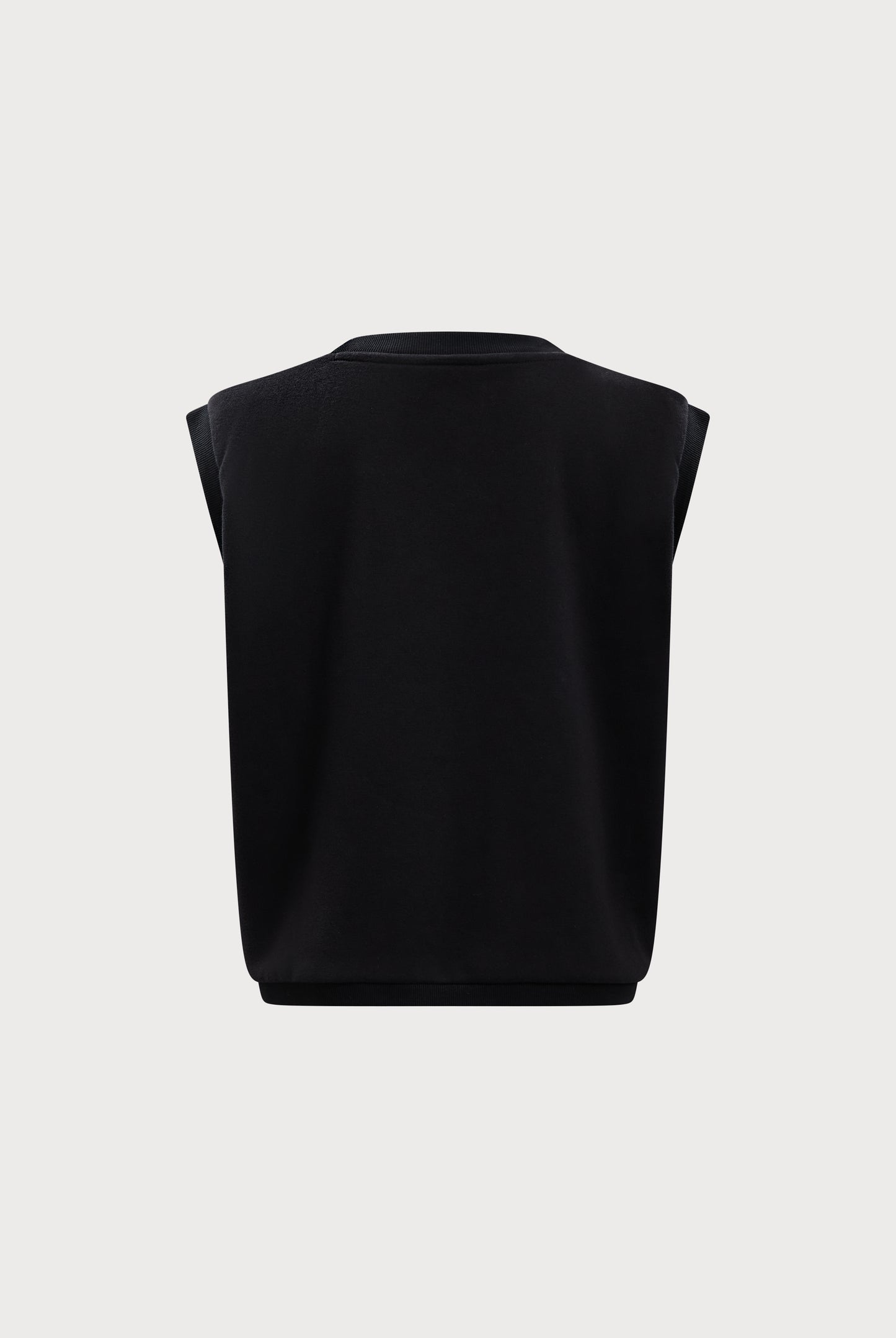 Agal Crop Vest in Black