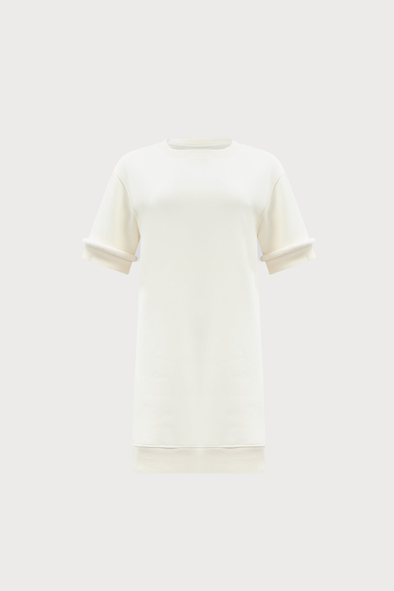 Agal Sweatshirt Dress in Ivory