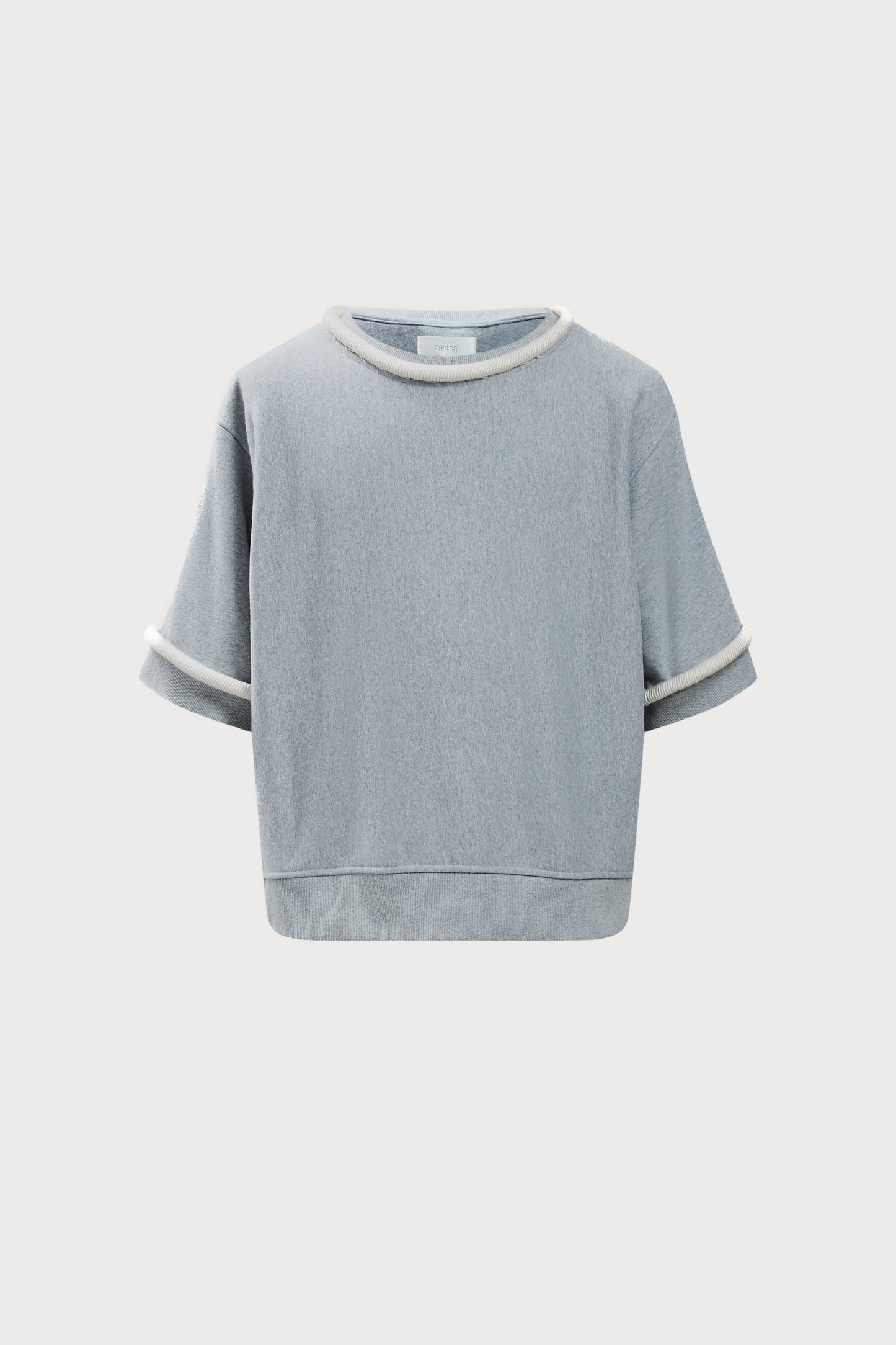 Ivory on Grey Agal Sweat-T