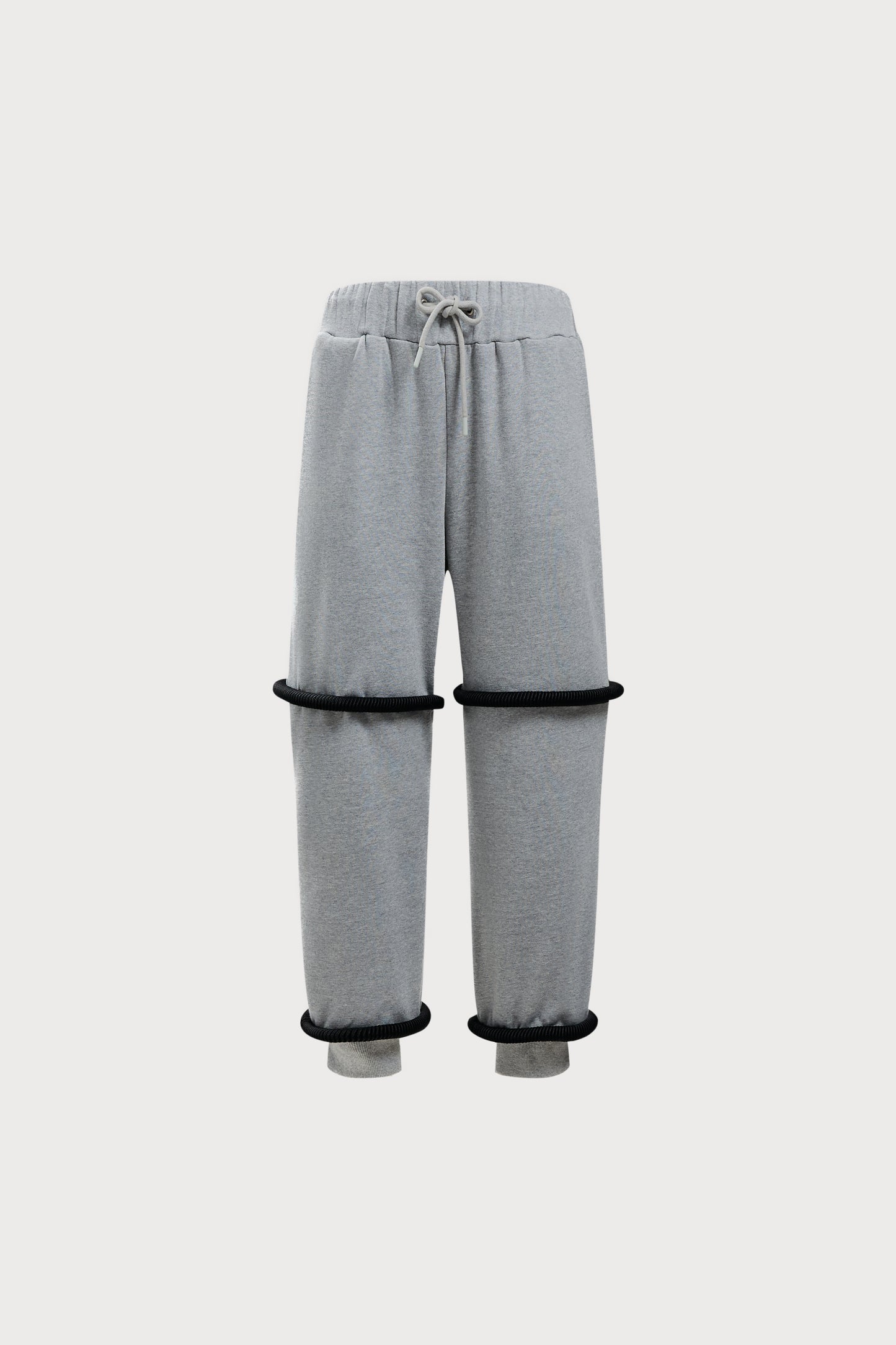 Black on Grey Agal Sweatpants