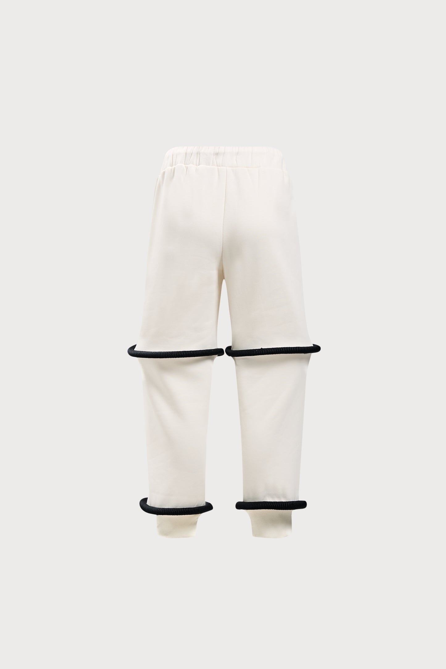 Black on Ivory Agal Sweatpants