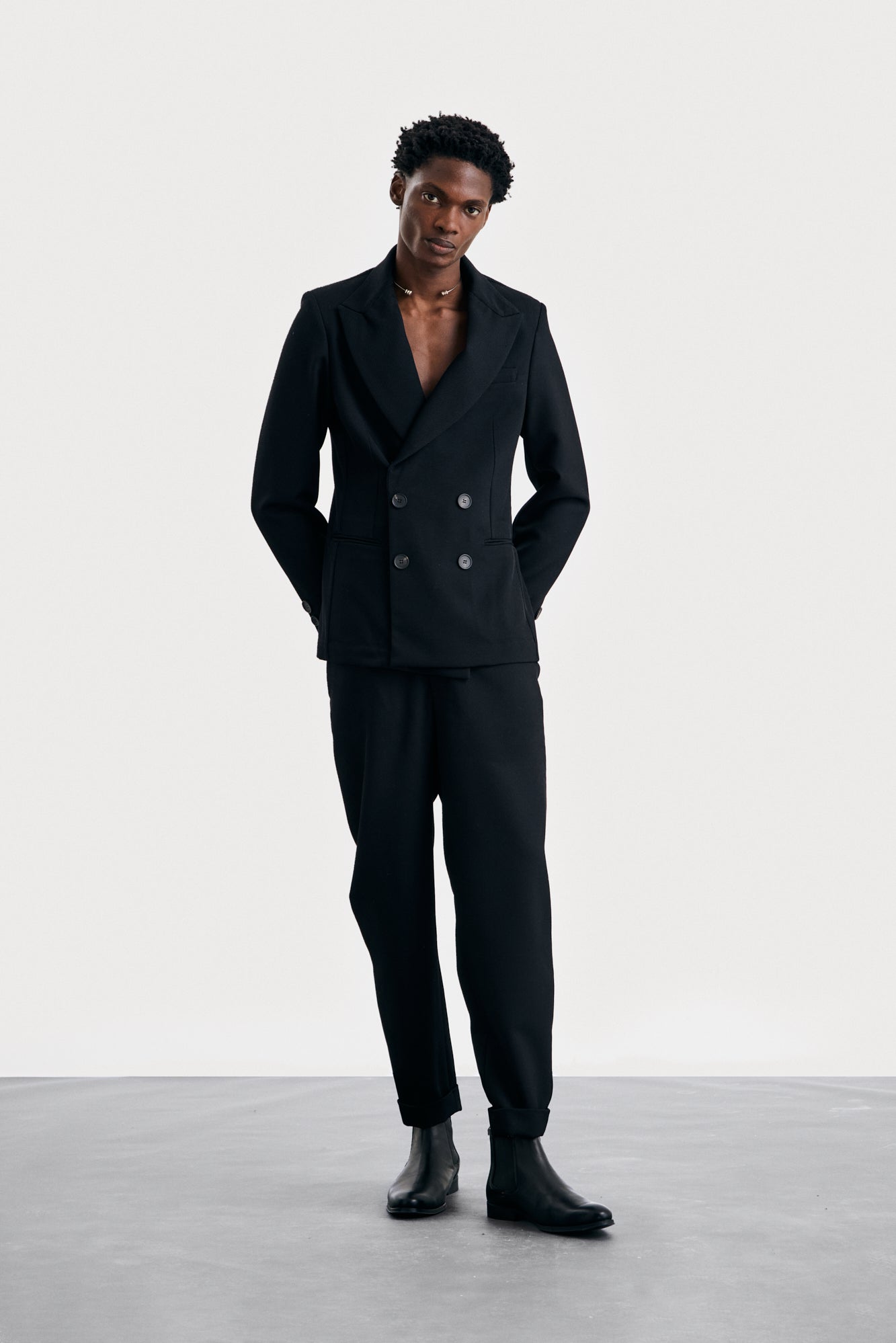 Black Unisex Smart Blazer