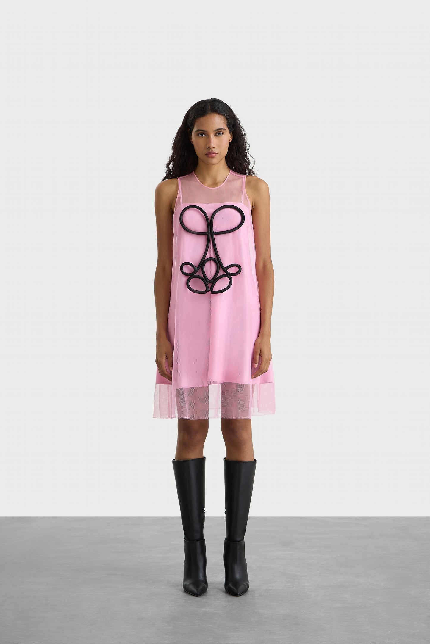 Pink Ghazal Dress