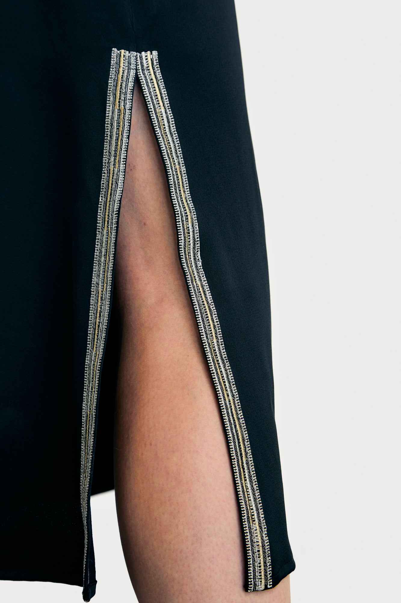 Black Lynn Slip Skirt