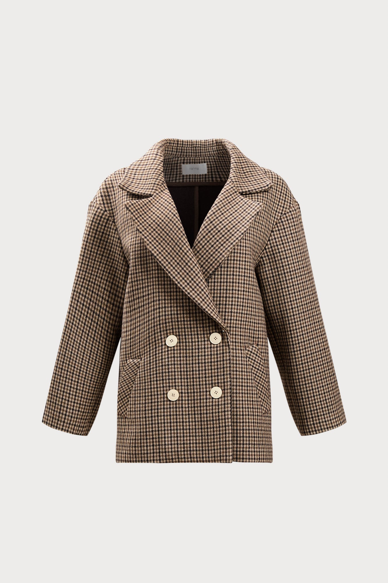 Tan Houndstood Shelby Jacket Womens