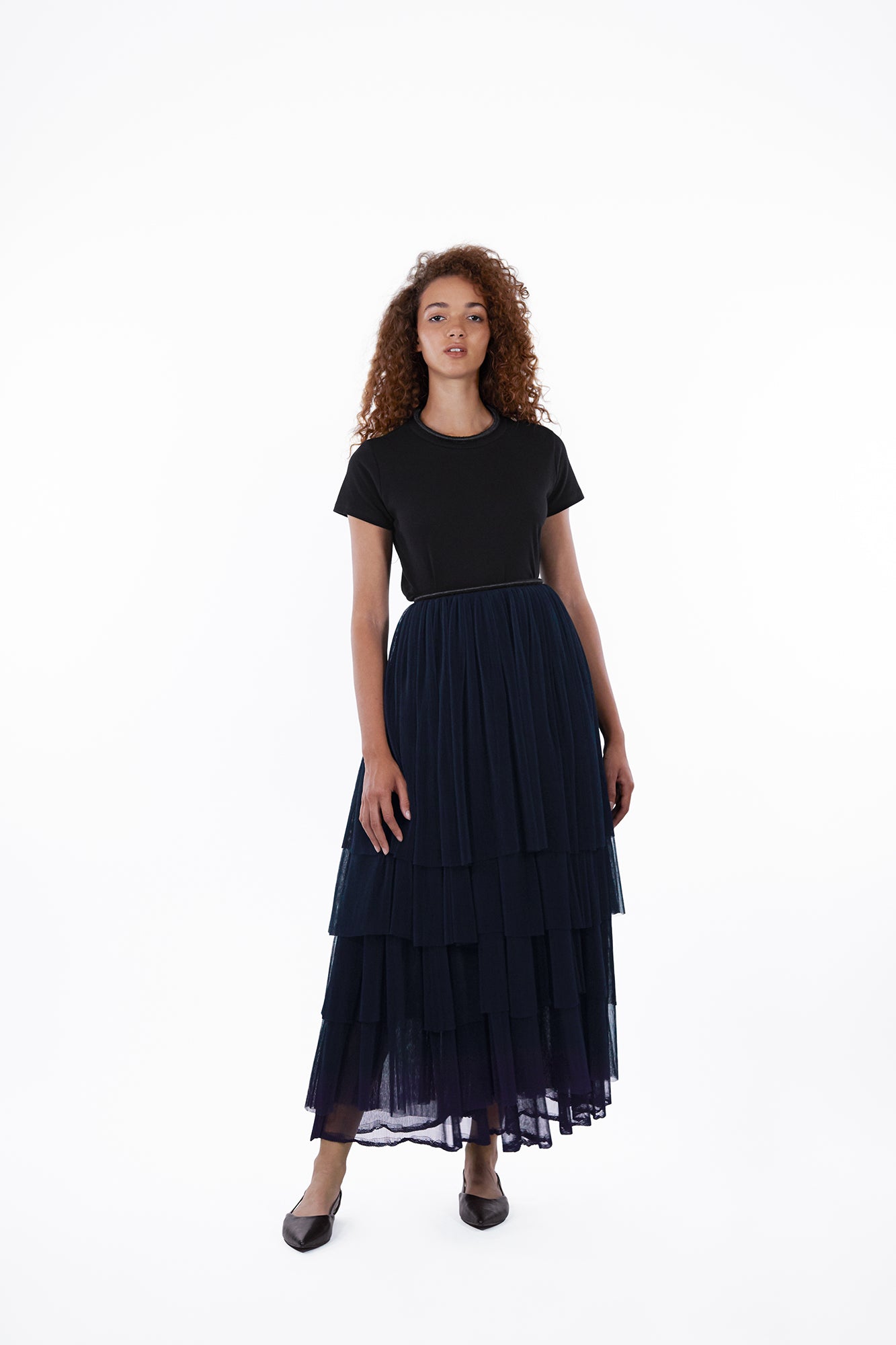 Navy Tula Skirt