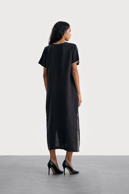 Black Raha Kaftan