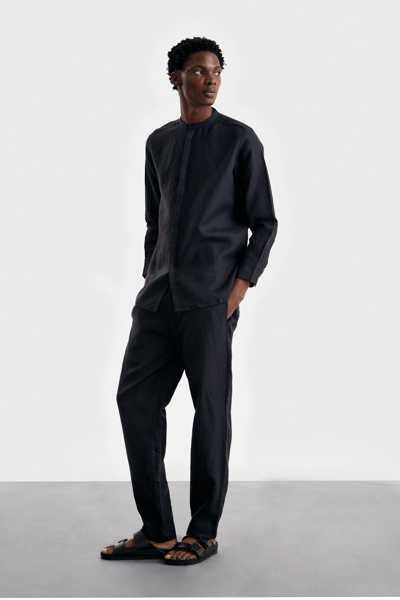 Black Raha Trousers