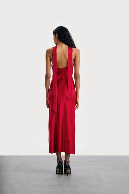 Red Lana Slip Dress