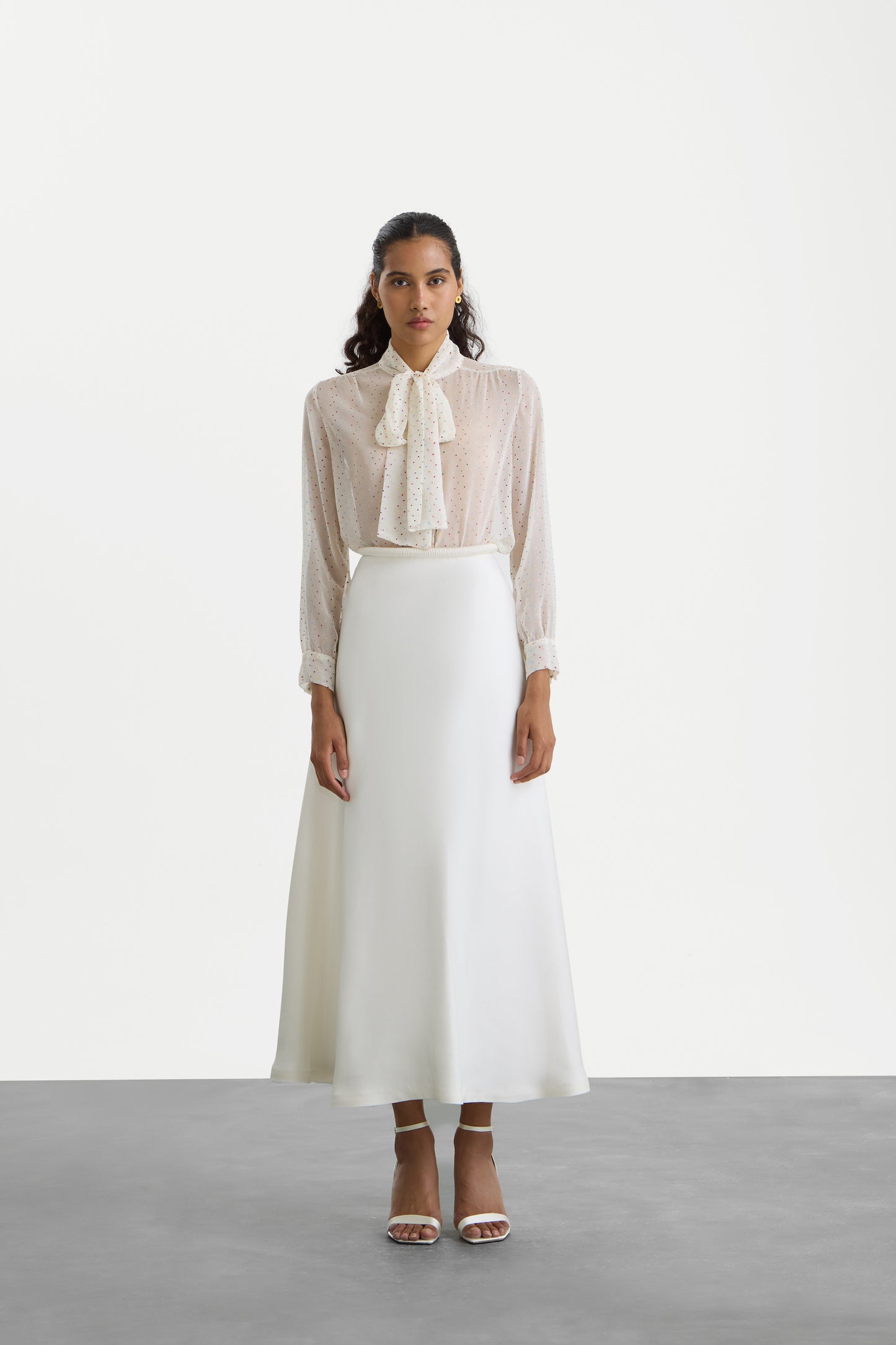 Ivory Narma Skirt Long