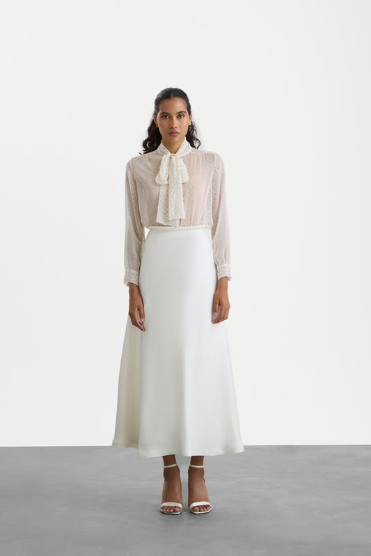 Ivory Narma Skirt Long