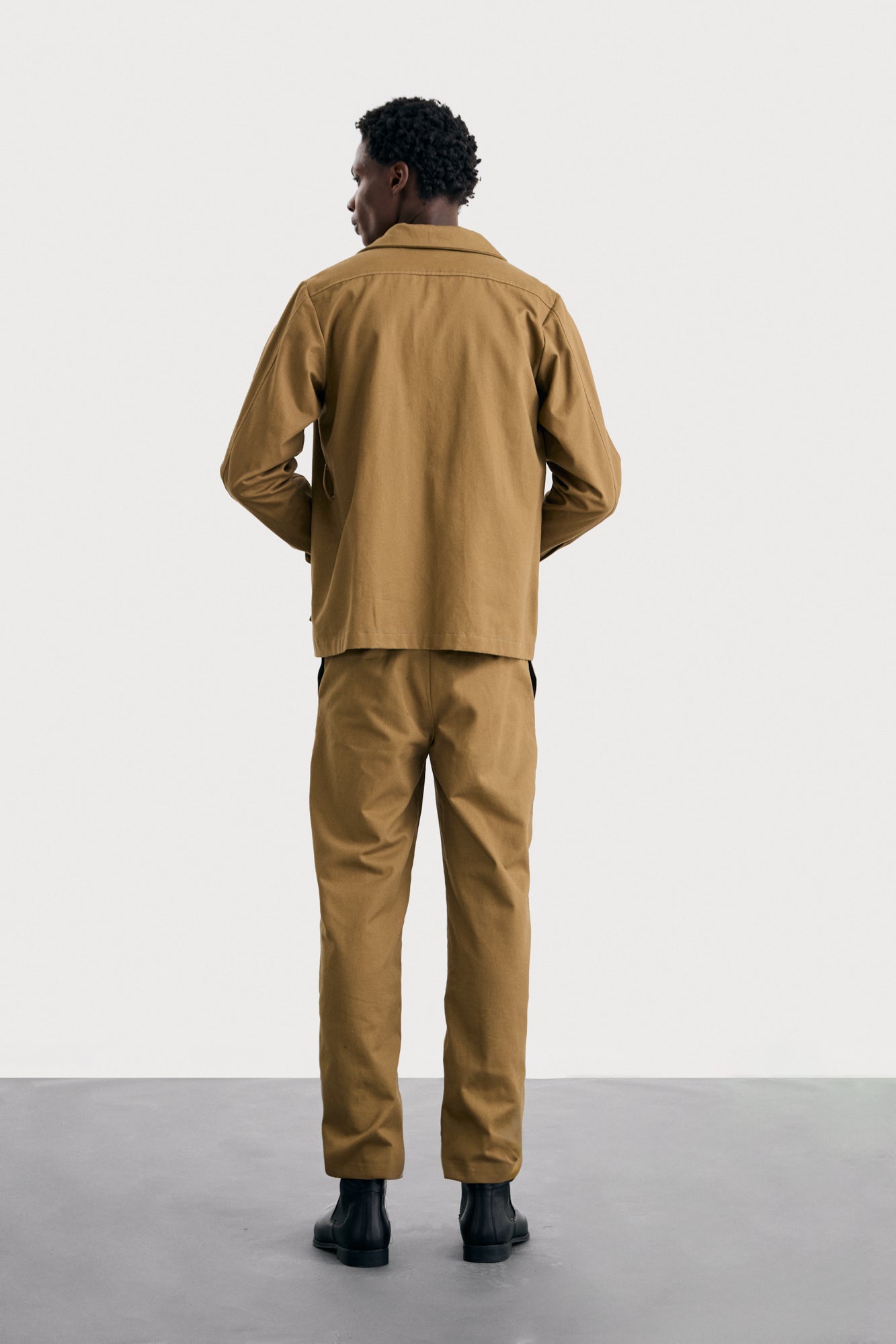 Tan Mens Safari Jacket