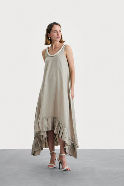 Natural Gamar Dress