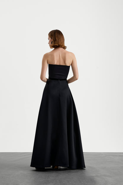 Black Narma Evening Skirt