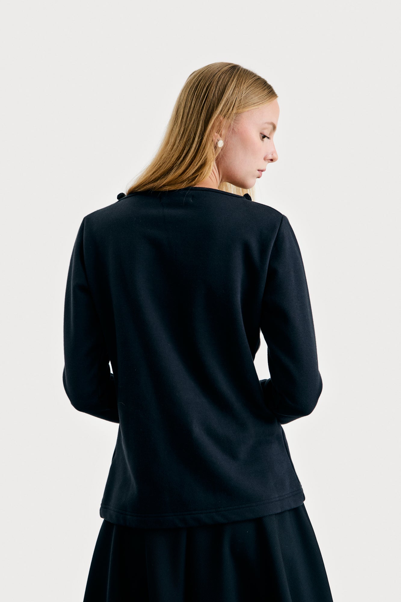 Black Agal Smart Sweat Top 