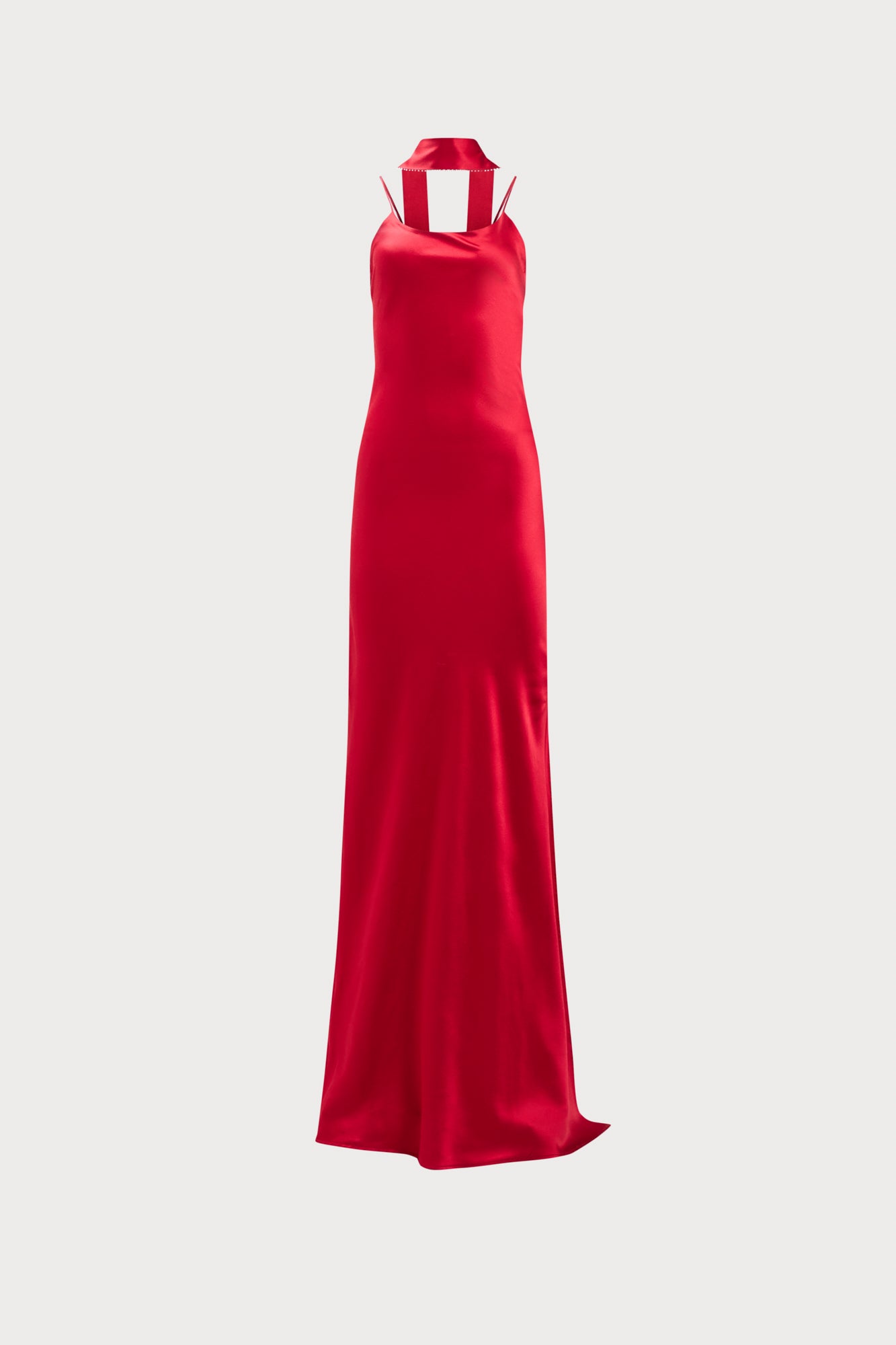 Red Lina Slip Dress