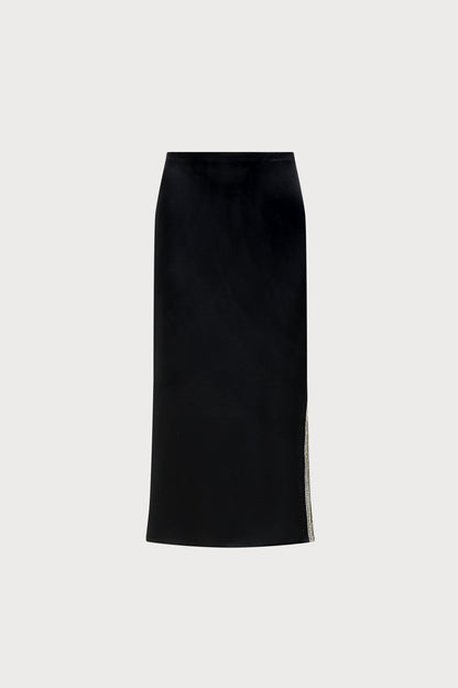 Black Lynn Slip Skirt