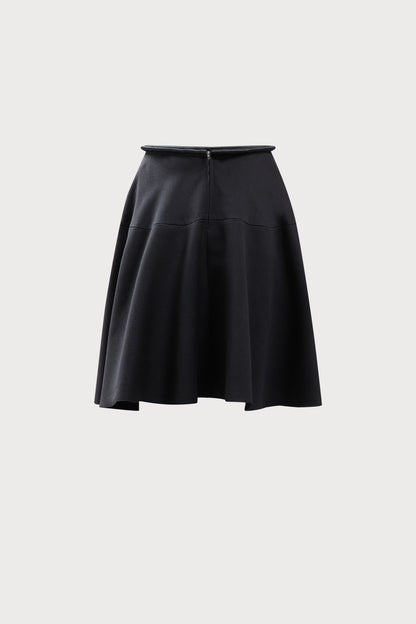 Black Narma Skirt Short