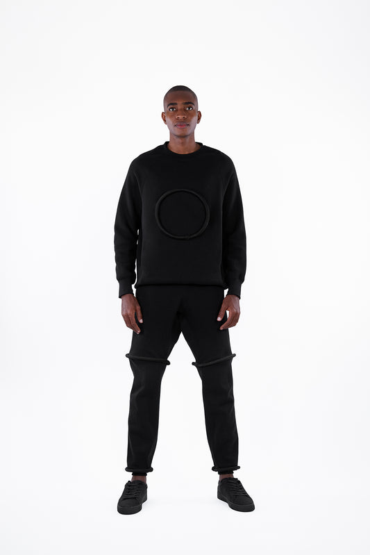 Black on Black Agal Sweatpants