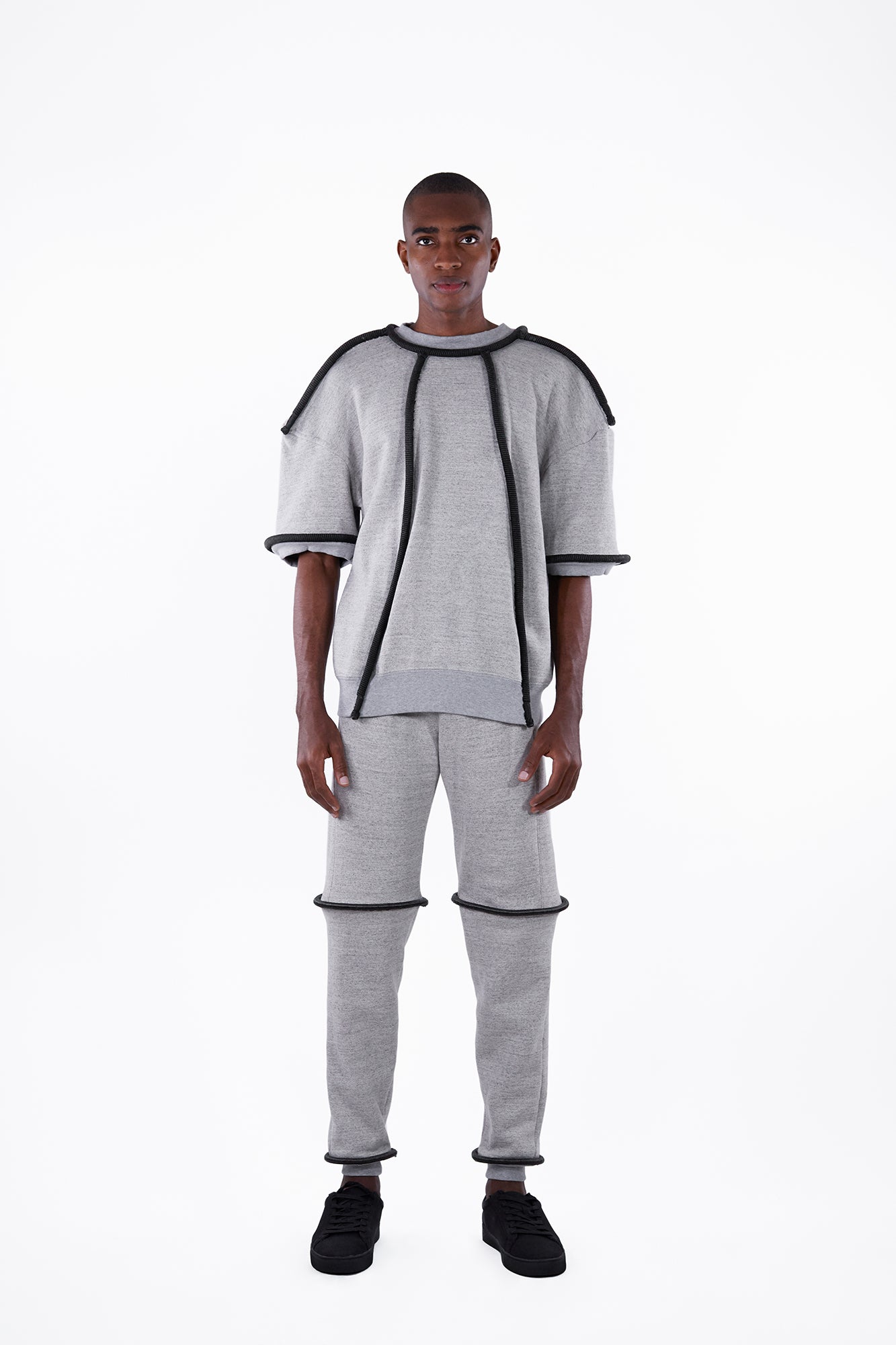 Black on Grey Agal Pi-T