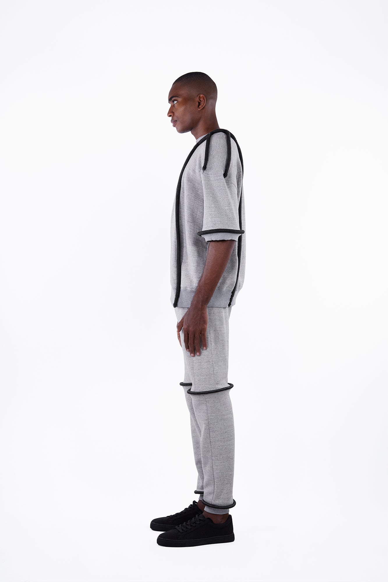 Black on Grey Agal Pi-T