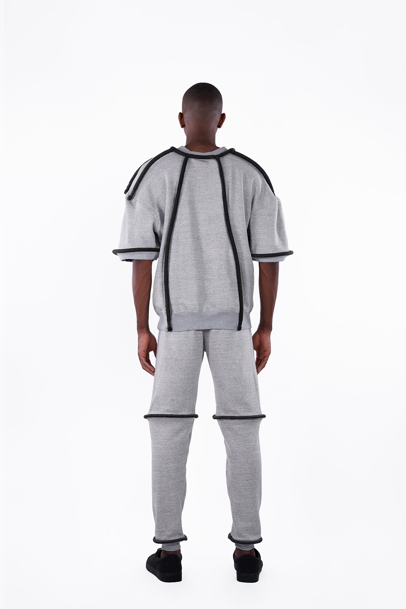 Black on Grey Agal Pi-T