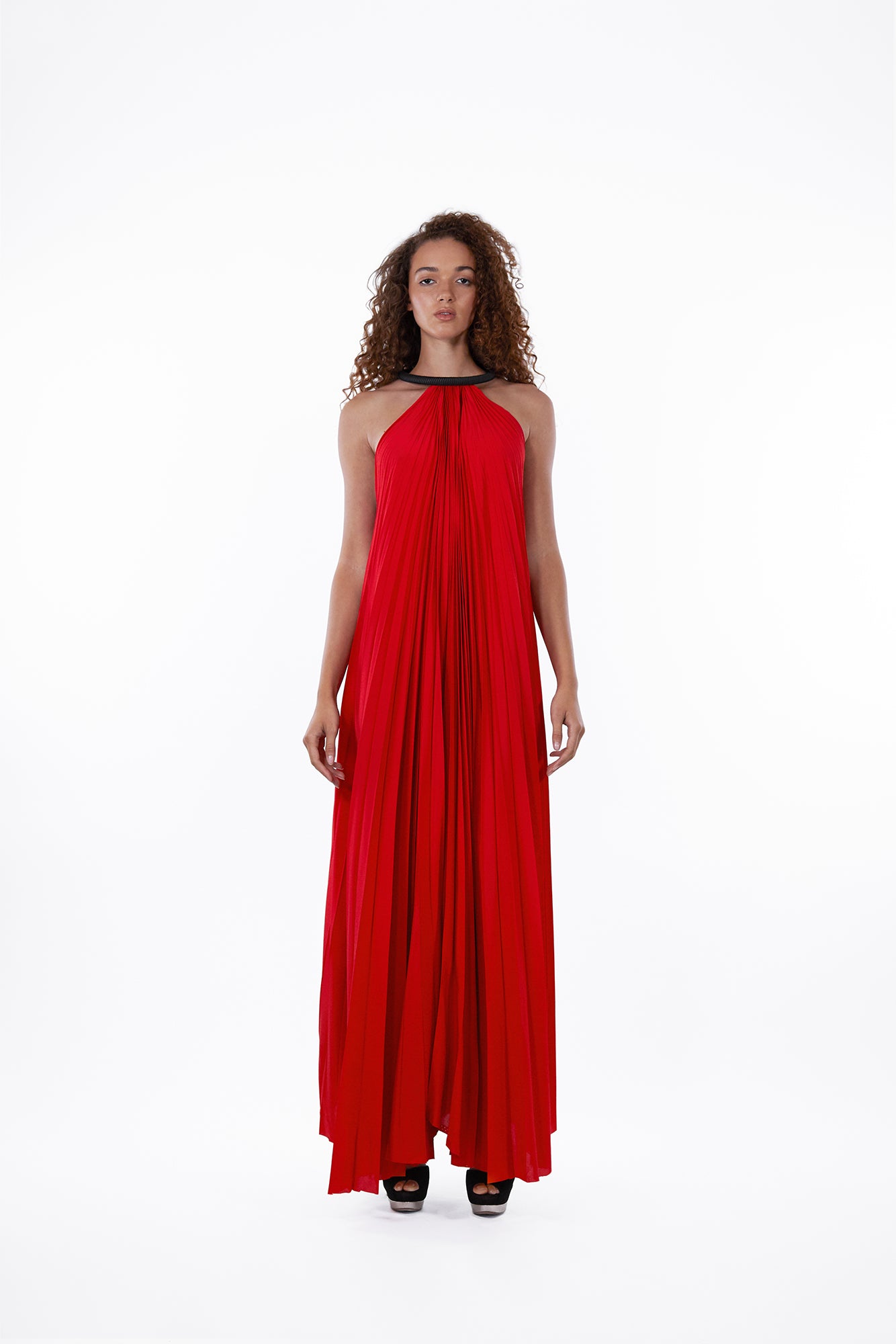 Red+Green Layla Dress
