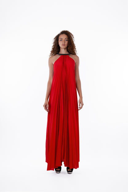 Red+Green Layla Dress